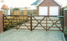 Wooden 5 Bar Gates